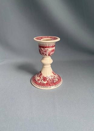Свічник порцеляновий villeroy & boch “burgenland rot” germany вінтажний 🤍❤️
