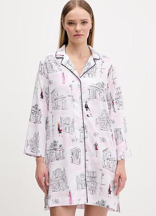 Urbanshop com ua dkny ночная рубашка женская с вискозой белая yi00108 размеры запитуйте