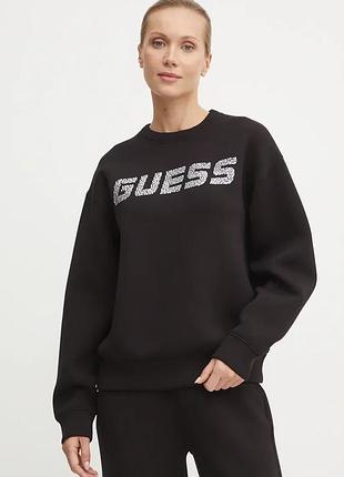 Urbanshop com ua кофта guess cecilia женская цвет черный с аппликацией v4bq15 k7uw2 размеры запитайте