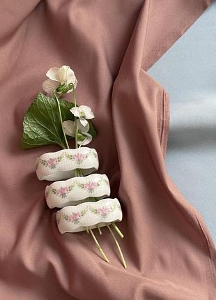 Кільце для серветок порцелянове вінтажне 🤍🌸 1 шт