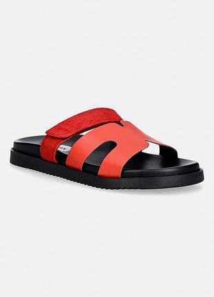 Urbanshop com ua steve madden шльопанці жіночі шкіряні missile-e червоний 11003504 розміри запитуйте