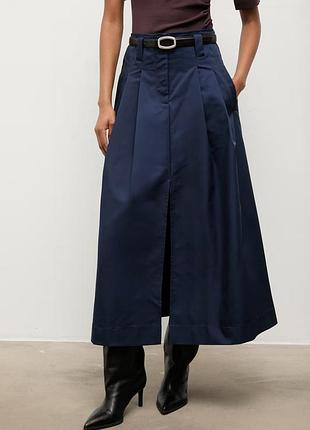 Urbanshop com ua юбка answear.lab цвет синий midi расклешенная размеры запитуйте
