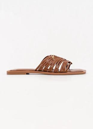 Urbanshop com ua karl lagerfeld шлепанцы с открытой пяткой женские brio ii коричневые kl85426 размеры запиту