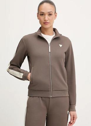 Urbanshop com ua кофта guess marlene цвет коричневый с аппликацией v6rq09 kcyf2 размеры запитайте