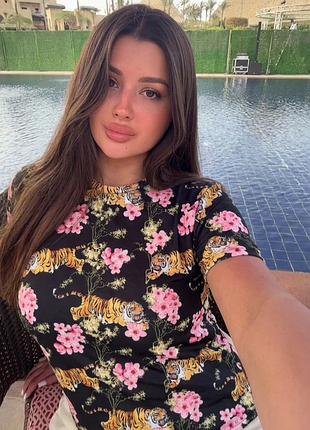 Футболка 🌸летняя футболка 🌸леопардова футболка🌸 красивая женская футболка🌸 праздничная женская футболка🌸размер л/мин