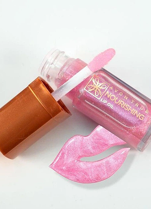 2 олійки для губ «живлення та колір» 7 мл avon true nourishing li
