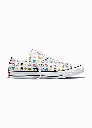 Urbanshop com ua converse converse x hello kitty chuck taylor all star ox кеди жіночі білі низькі a17700c розміри запитуйте