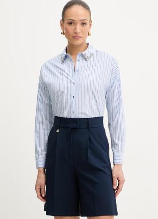 Urbanshop com ua хлопковая рубашка morgan relaxed классический воротник crista размеры запитуйте