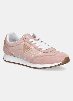 Urbanshop com ua замшеві кросівки guess joggin жіночі колір рожевий fljjog fal12 розміри запитуйте