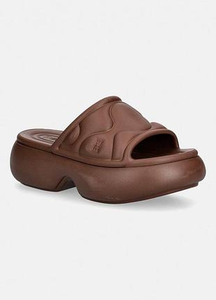 Urbanshop com ua шльопанці melissa melissa free puff platform ad колір коричневий на платформі m 37735 bn621 розміри запитуйте