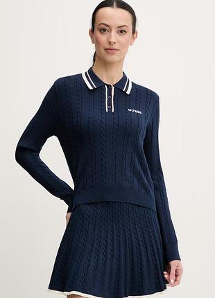 Urbanshop com ua свитер guess shari цвет синий легкий v6rr01 z4652 размеры запитуйте