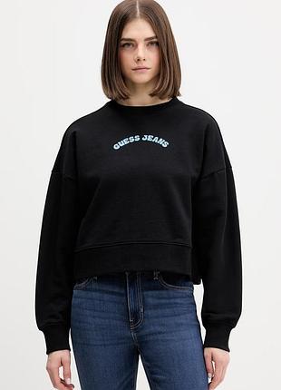 Urbanshop com ua guess jeans кофта женская хлопковая черная w6gqb0 k68i4 размеры запитуйте