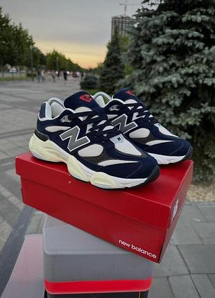 Кросівки new balance 9060 сині для чоловіків зручне взуття для спорту та повсякденного носіння