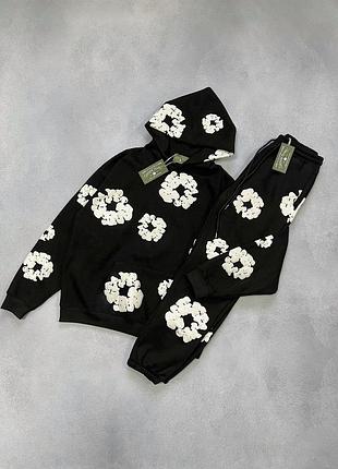 Спортивный костюм denim tears wreath made in usa комплект худи штаны деним тирс