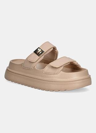 Urbanshop com ua шльопанці steve madden bigschmona-j колір бежевий на платформі sm11003858 розміри запитуйте