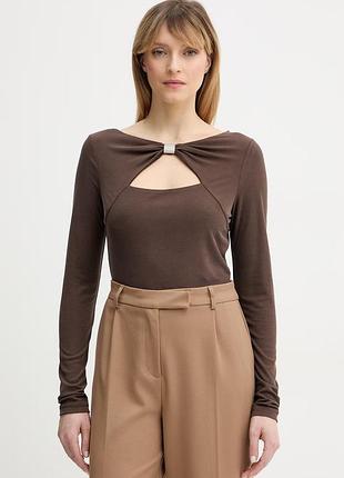 Urbanshop com ua лонгслів guess milena колір коричневий w6rp11 kaql2 розміри запитуйте