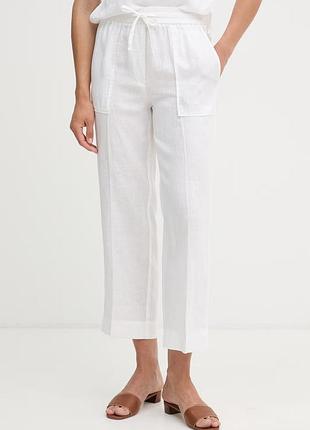 Urbanshop com ua united colors of benetton брюки женские льняные бежевые high waist 4aghdf08j размеры запитуйте