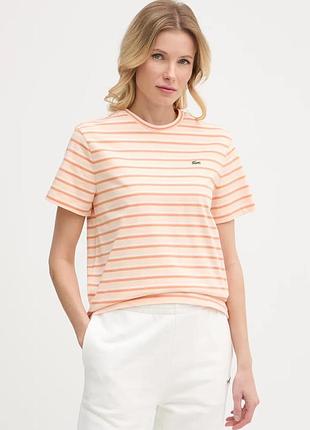 Urbanshop com ua lacoste футболка жіноча бавовняна помаранчева tf7574 розміри запитуйте