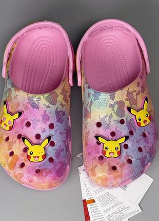 сабо сrocs pikachu clog j2 33-34 2