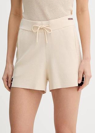 Urbanshop com ua guess шорты женские gabry бежевые high waist v6gd05 z0652 размеры запиту