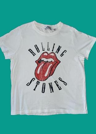 Рок-футболка мерч the rolling stones