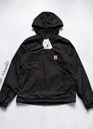 Вітровка анорак carhartt storm defender jacket куртка кархарт чорна l