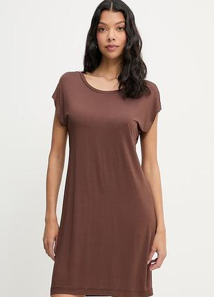 Urbanshop com ua liu jo літня сукня з віскозою коричнева однотонна va6159 j3888 розміри запитуйте
