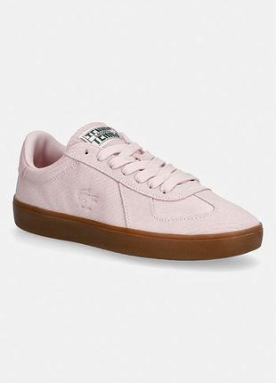Urbanshop com ua lacoste baseshot pro кроссовки женские замшевые розовые 50sfa0034 anq размеры запиту