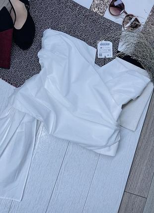 Новий білий топ zara xl xxl топ корсет літній топ корсетний топ великого розміру зара