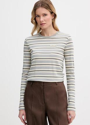 Urbanshop com ua max&co. лонгслив женский хлопковый mcomedusa серый 2616971013200 размеры запитуйте
