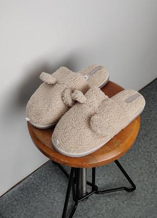 Капці домашні 41 twins hs хутрянi teddy milk тапочки