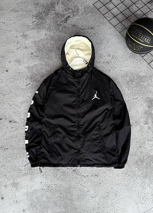 Куртка nike jordan двостороння зимова чоловіча куртка jordan двостороння