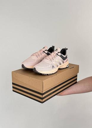 Жіночі кросівки сітка  adidas marathon peach grey