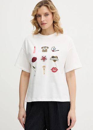 Urbanshop com ua бавовняна футболка never fully dressed icons колір білий nfdto2075 розміри запитуйте