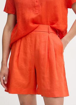 Urbanshop com ua united colors of benetton шорты женские льняные оранжевые high waist 4aghd901v размеры запитуйте