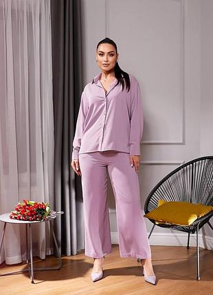 Костюм в стиле casual, арт. 345, пудра