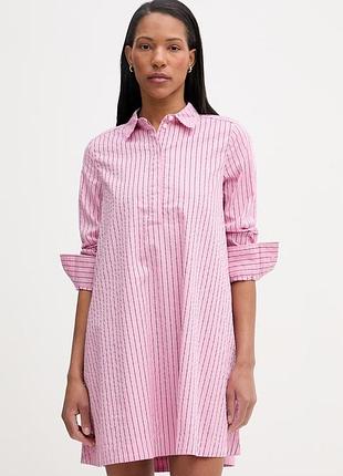 Urbanshop com ua marc o'polo сукня-сорочка з ліоцелем рожева у смужку 5000008249 розміри запитуйте