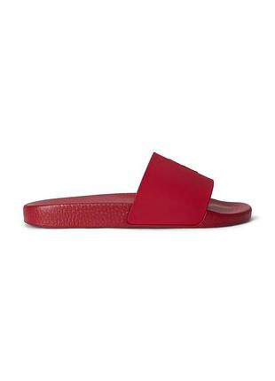 Urbanshop com ua polo ralph lauren шлепанцы для бассейна polo slide красные 809p07314003 размеры запитуйте