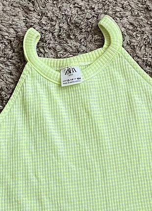 Майка в рубчик zara розмір 13-14
