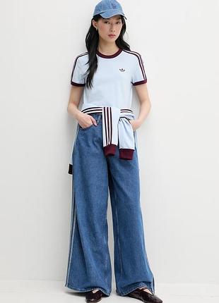 Urbanshop com ua adidas originals джинси wide leg жіночі firebird блакитні kd2906 розміри запитуйте