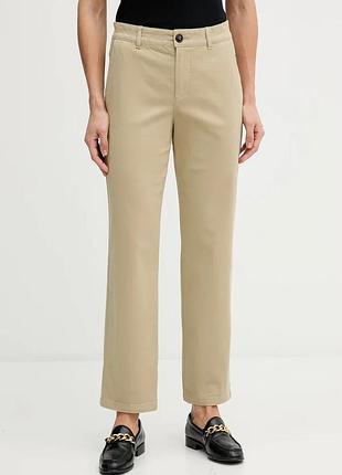 Urbanshop com ua брюки mos mosh lily цвет бежевый фасон chinos высокая посадка 176570 размеры запитуйте