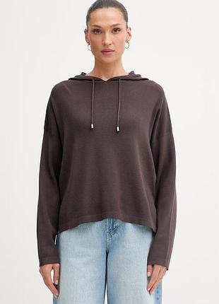 Urbanshop com ua united colors of benetton кофта с капюшоном женская с вискозой коричневая 1lhgd204m размеры запитуйте