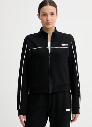 Urbanshop com ua кофта guess clara цвет черный с аппликацией v6gq09 k3001 размеры запитуйте
