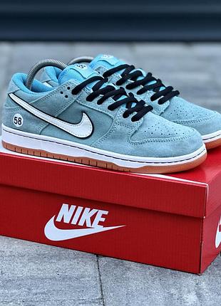 Мужские кроссовки найк сб данк ловля nike sb dunk low club gulf 58 blue синий 40