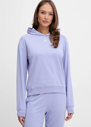 Urbanshop com ua кофта hugo signature_hoodie цвет фиолетовый с капюшоном с аппликацией 50556816 размеры запитуйте