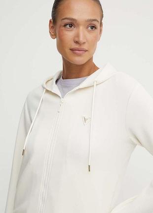 Urbanshop com ua кофта guess olympe женская цвет бежевый с капюшоном однотонная v4yq06 kcay2 размеры запитуйте