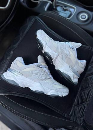 Женские кроссовки нью баланс стильные new balance 9060 concrete grey 37