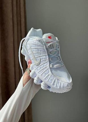 Женские кроссовки найк шок nike shox tl white белый 37