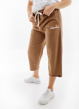 Жіночі штани еліс оригінал ellesse taran cropped jog pant sgm14012-brown