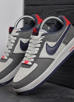 Мужские кроссовки найк аир форс nike air force 1 grey сірий 40 41